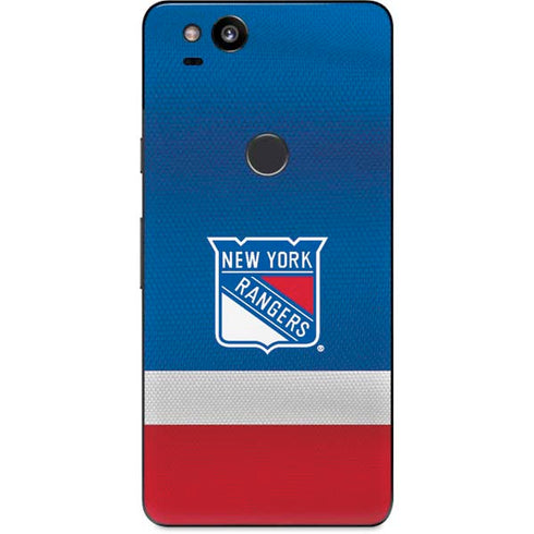 NHL New York Rangers Jersey Google Pixel 2 Skin
